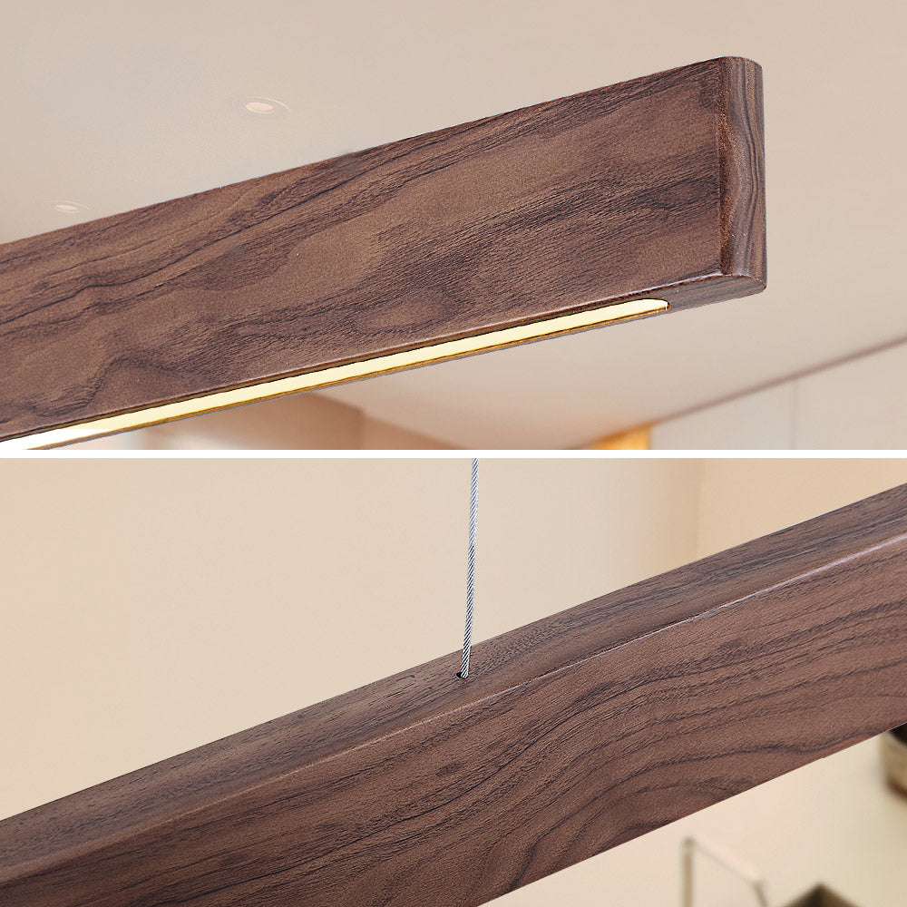 Zenith Walnut Wood LED Pendant Light - Limited Stocks!