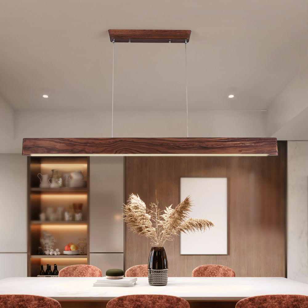 Zenith Walnut Wood LED Pendant Light - Limited Stocks!
