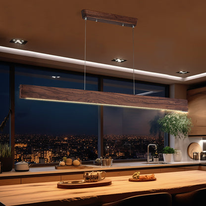 Zenith Walnut Wood LED Pendant Light - Limited Stocks!