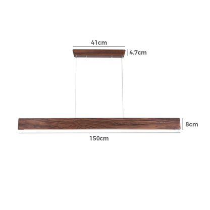 Zenith Walnut Wood LED Pendant Light - Limited Stocks!