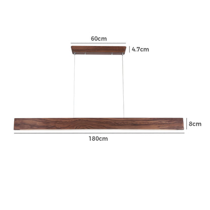 Zenith Walnut Wood LED Pendant Light - Limited Stocks!