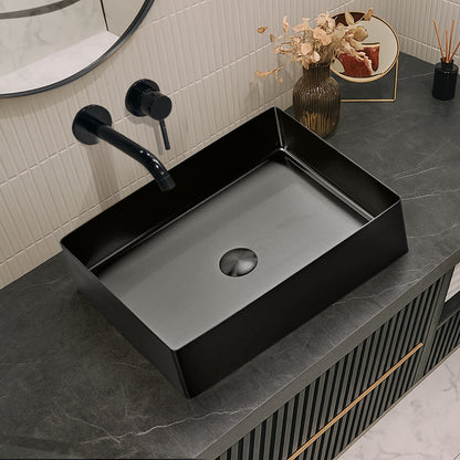 Sima-X 470x360mm Single Rectangular Bowl Kitchen Sink Basin Workstation