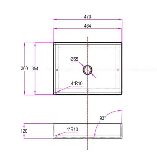Sima-X 470x360mm Single Bowl Kitchen Basin Sink Workstation