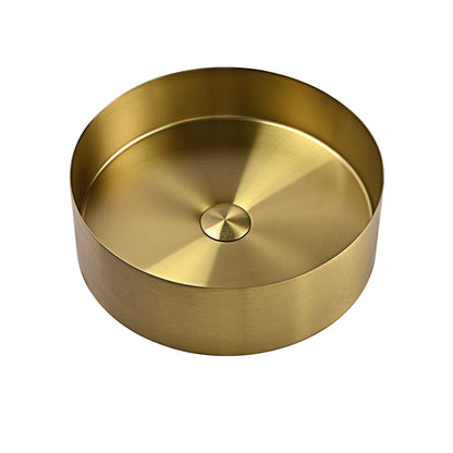 Sima-X 400x400mm Single Round Bowl Kitchen Sink Basin Workstation