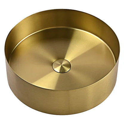 Sima-X 400x400mm Single Round Bowl Kitchen Sink Basin Workstation