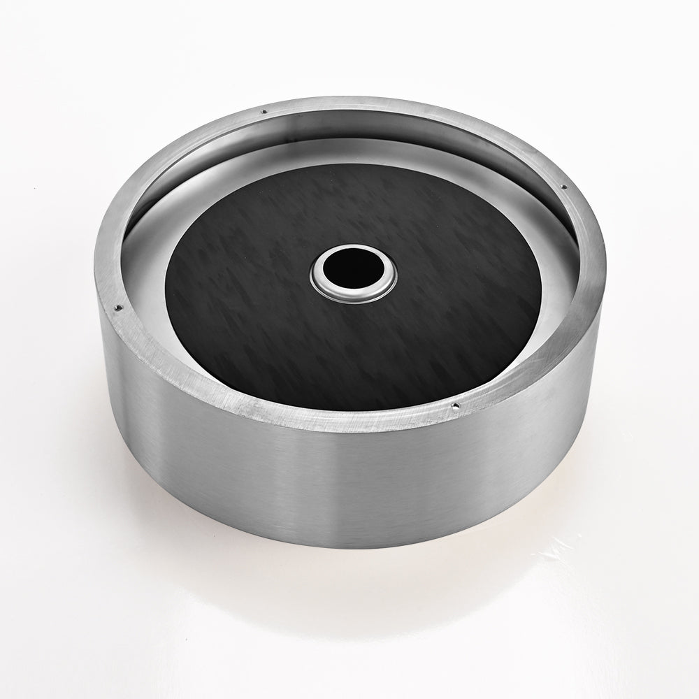 Sima-X 400x400mm Single Round Bowl Kitchen Sink Basin Workstation