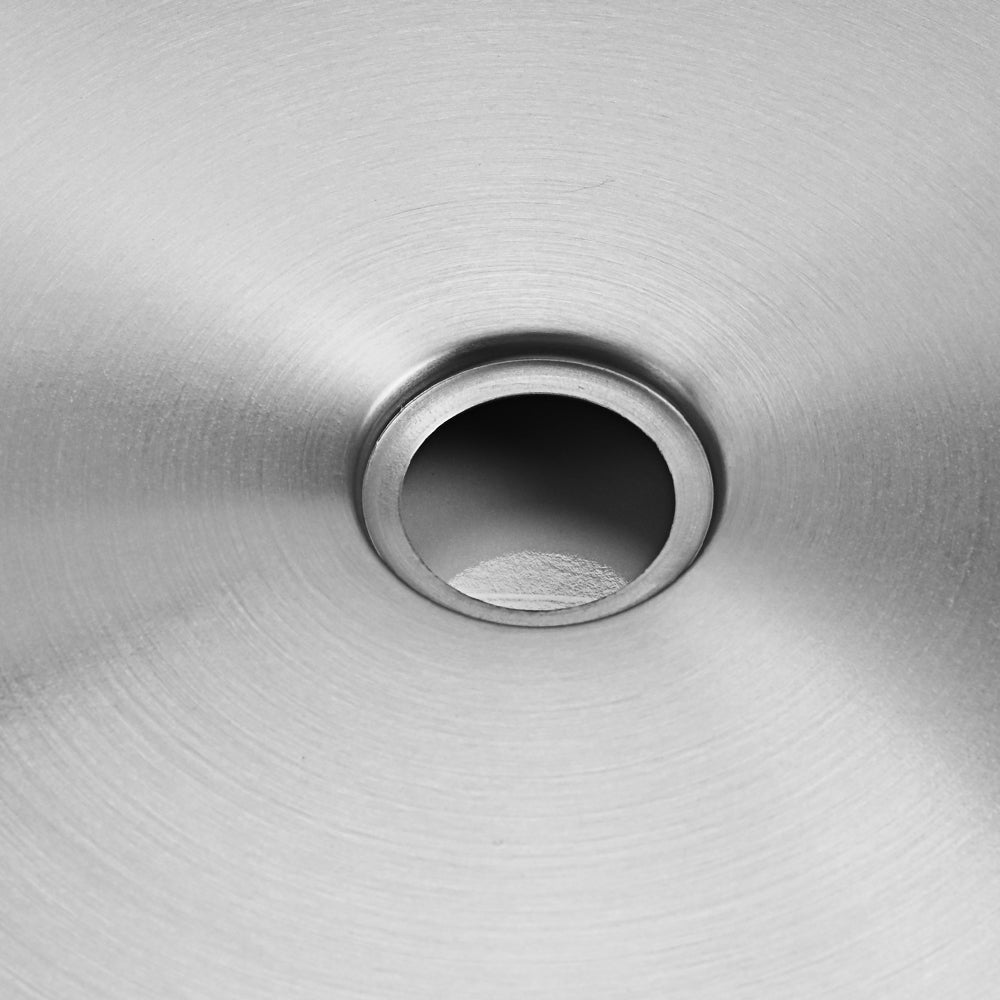 Sima-X 400x400mm Single Round Bowl Kitchen Sink Basin Workstation