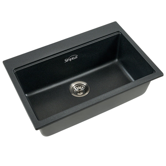 Eva 680x460mm Single Bowl Kitchen Bathroom & Laundry Sink